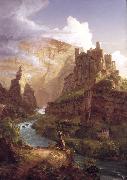 Thomas Cole Valley of the Vaucluse (mk13) France oil painting artist